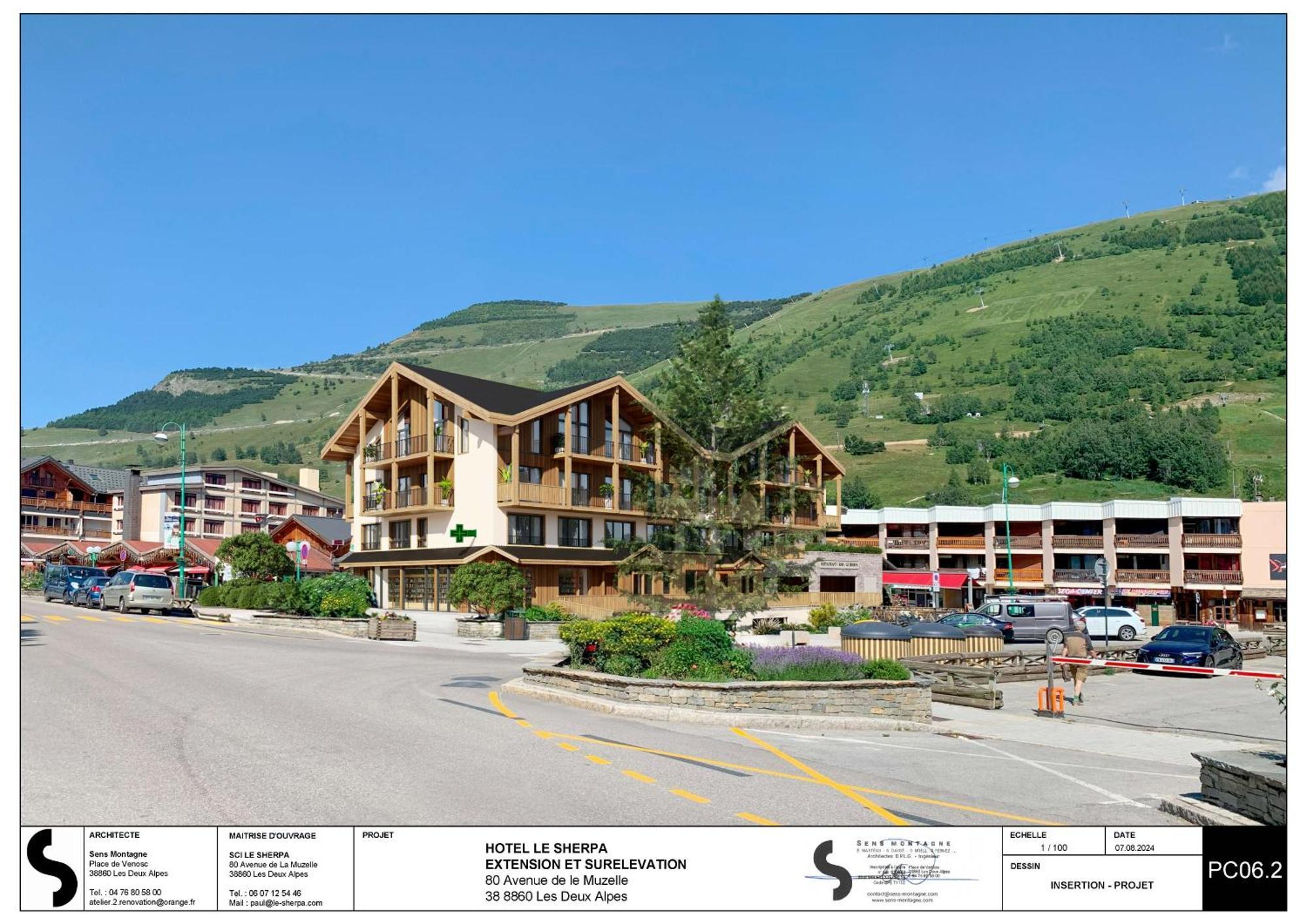 Hotel Le Sherpa Les Deux Alpes Exteriér fotografie