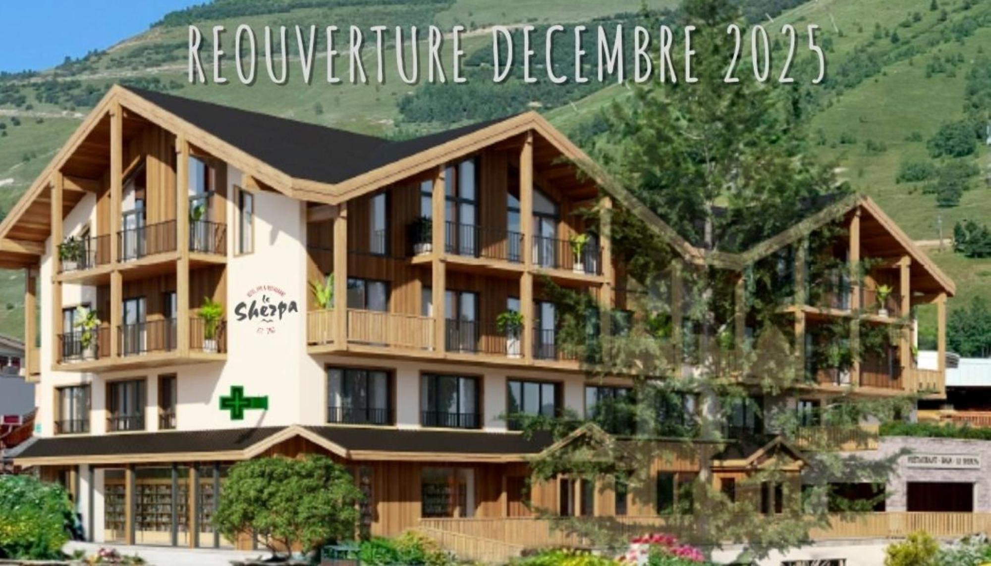 Hotel Le Sherpa Les Deux Alpes Exteriér fotografie